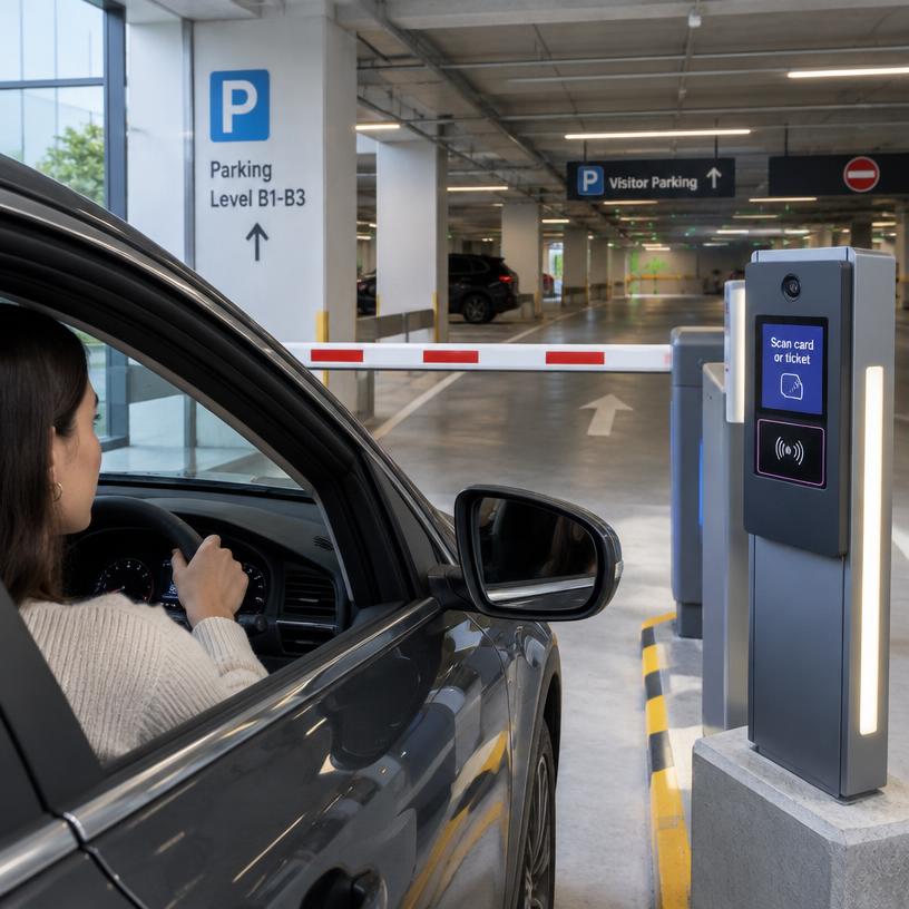 Estacionamentos: controle de acesso no local