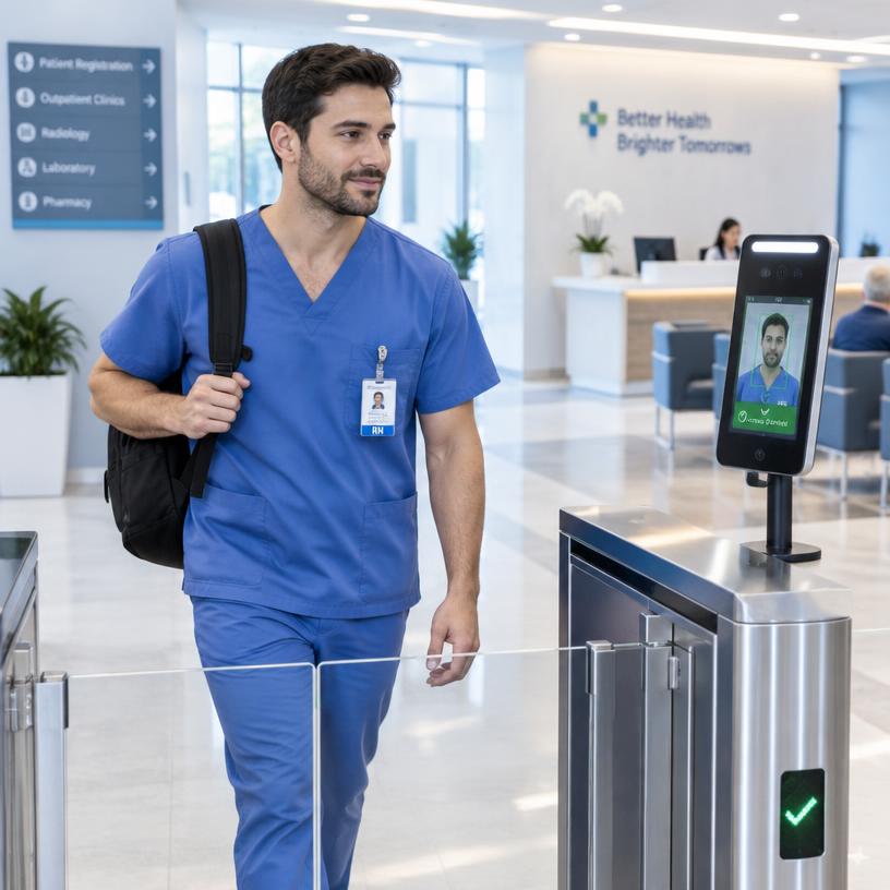 Hospitais e clínicas: controle de acesso no local